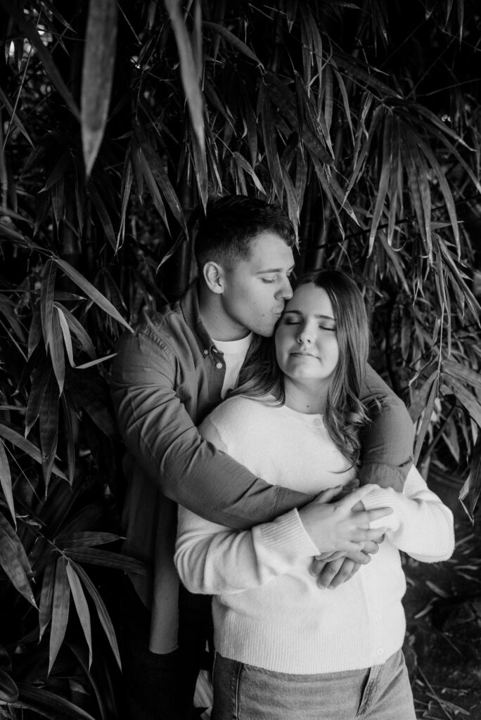 Otts exotic plants in Schwenksville, Pennsylvania engagement session.