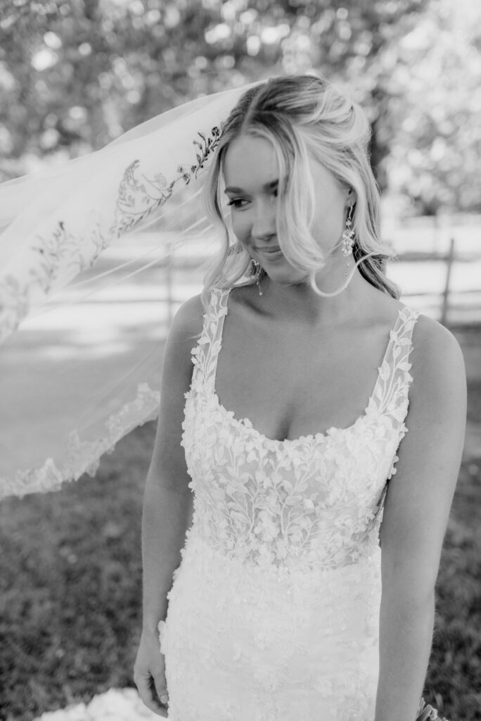 Editorial bridal portraits at Inn at Grace Winery in Glen Mills, PA.